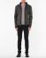 MA Maurizio Amadei Men Relaxed Aviator Jacket J224HZ JP Heren Jacke heavy jersey cotton carbon hide m 3