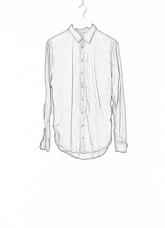 POEME BOHEMIEN Men Button Down Shirt Regular Fit SH 01 T 210 85 Herren Hemd cotton dark grey hide m 2