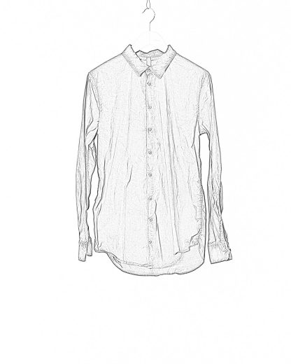 POEME BOHEMIEN Men Button Down Shirt Regular Fit SH 01 T 211 85 Herren Hemd cotton elastan dark grey hide m 2