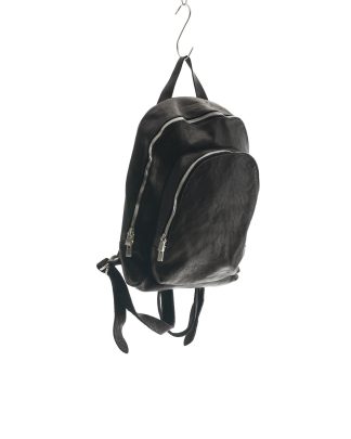 GUIDI DBP05 Men Women Small 2 Zip Backpack Herren Damen Rucksack soft horse full grain leather black hide m 1