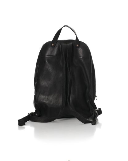 GUIDI DBP06 Men Women 2 Zip Backpack Herren Damen Rucksack soft horse full grain leather black hide m 6