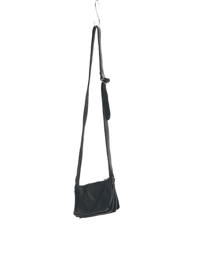 GUIDI PKT05 Small Pockets Bag Tasche kangaroo leather black hide m 3
