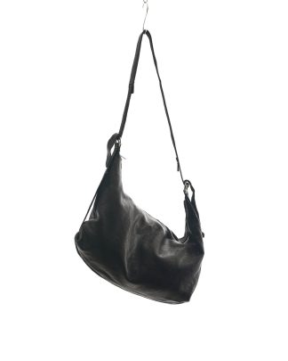 GUIDI Q15 Large Shoulder Bag Tasche soft horse full grain leather black hide m 1