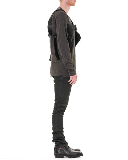 LEON EMANUEL BLANCK LEB DIS M HS 01 Distortion Holster System 1.4mm men women guidi horse leather black hide m 7