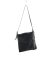 MA Maurizio Amadei BQ54 SY1.0 Large Squared Shoulder Bag Tasche soft washed cow leather black hide m 1