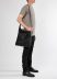 MA+ Maurizio Amadei BQ54 SY1.0 Large Squared Shoulder Bag herren damen tasche soft washed cow leather black hide m 11