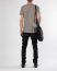 MA+ Maurizio Amadei BQ54 SY1.0 Large Squared Shoulder Bag herren damen tasche soft washed cow leather black hide m 13