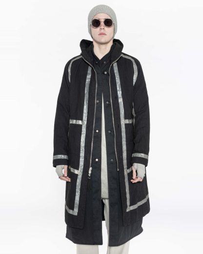 hide-m | Boris Bidjan Saberi Men PARKA1.2 ST seam taped, black