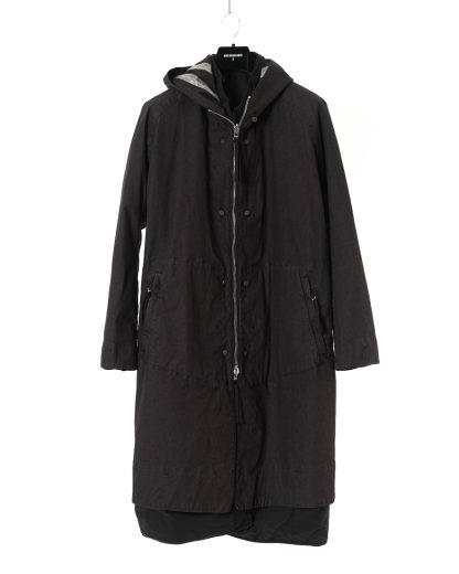 hide-m | Boris Bidjan Saberi Men PARKA1.2 ST seam taped, black