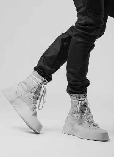 hide-m | LEON EMANUEL BLANCK Featherweight High Top Sneaker, grey