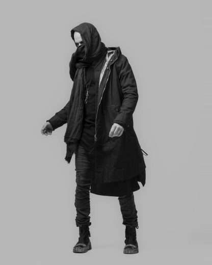 hide-m | Boris Bidjan Saberi Men PARKA1.2 ST seam taped, black
