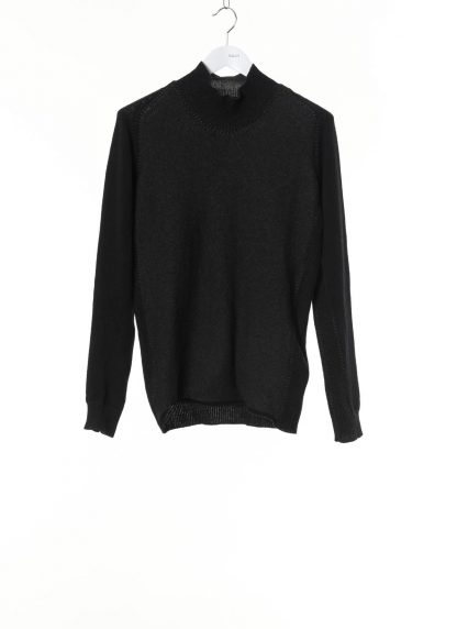 LAYER 0 Layer Zero Men Turtleneck Sweater 7 W22 5 2 herren pulli pullover cashmere silk dark grey black hide m 1
