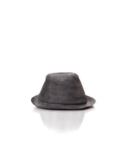LAYER0 Layer Zero S22 7 6 men hat herren hut muetze beanie horse leather black dark grey hide m 3