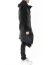 LEON EMANUEL BLANCK Men Distortion Curved Hooded Vest DIS M CHV 01 Herren Jacke Weste Mantel Coat Jacke Jacket P100 wax wrinkle cotton black hide m 7