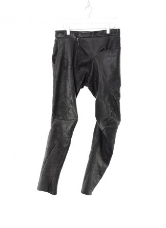 LEON EMANUEL BLANCK Men Distortion Fitted Long Pants DIS M FLP3 01 Herren Hose Lederhose Leder soft horse leather black hide m 1