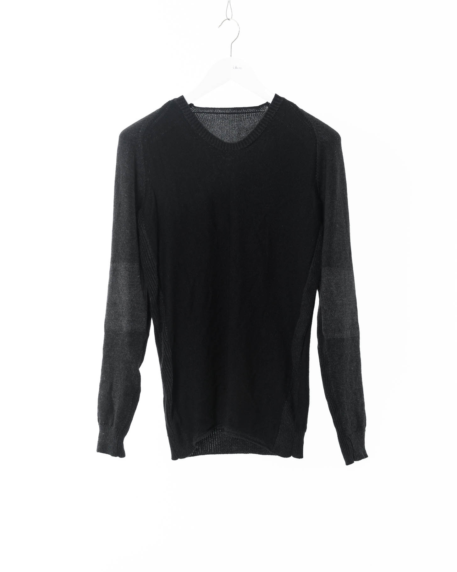 Layer 0 W23 5 1 Men Roundneck Sweater 7 Herren Pulli Pullover cashmere silk hemp black dark grey hide m 1 Layer 0 W23 5 1 Men Roundneck Sweater 7 Herren Pulli Pullover cashmere silk hemp black dark grey hide m 1