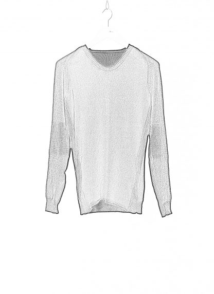 Layer 0 W23 5 1 Men Roundneck Sweater 7 Herren Pulli Pullover cashmere silk hemp black dark grey hide m 2