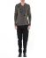 LABEL UNDER CONSTRUCTION Men Lunar Sweater Reversible 40YMSW66 G1F1 DG MD Herren Pulli Pullover Sweater cashmere wool silk dark grey mud hide m 8