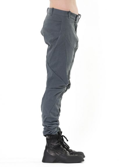 LEON EMANUEL BLANCK LEB Distortion Fitted Long Pants DIS M FLP3 01 Herren Hose Trousers Texture Twill cotton elastan dark grey hide m 4