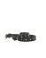 MA MACROSS Maurizio Amadei EQ2C GR3 studded Q buckle med belt exclusively limited 925 sterling silver 22k gold cow leather black hide m 5 1