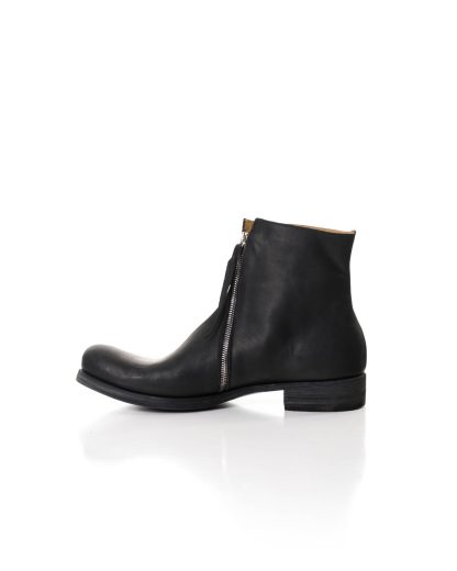 MA macross Maurizio Amadei Men S1G2Z VA15 Side Zip Short Boot Herren Schuhe Stiefel Shoe vachetta cow leather black hide m 4