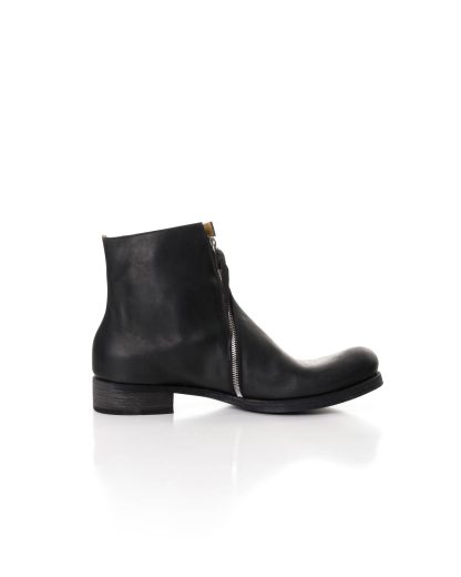 MA macross Maurizio Amadei Men S1G2Z VA15 Side Zip Short Boot Herren Schuhe Stiefel Shoe vachetta cow leather black hide m 5