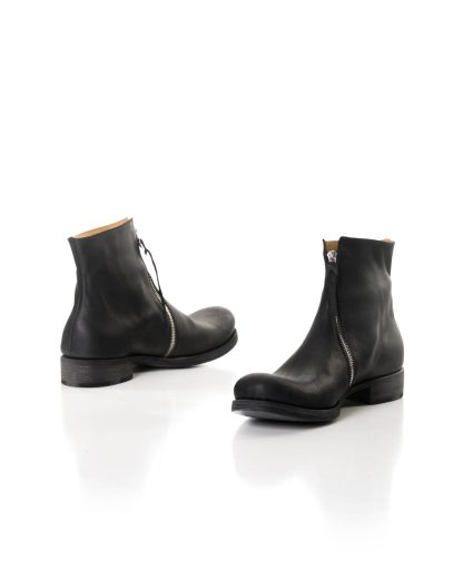MA macross Maurizio Amadei Men S1G2Z VA15 Side Zip Short Boot Herren Schuhe Stiefel Shoe vachetta cow leather black hide m 6