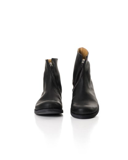 MA macross Maurizio Amadei Men S1G2Z VA15 Side Zip Short Boot Herren Schuhe Stiefel Shoe vachetta cow leather black hide m 7
