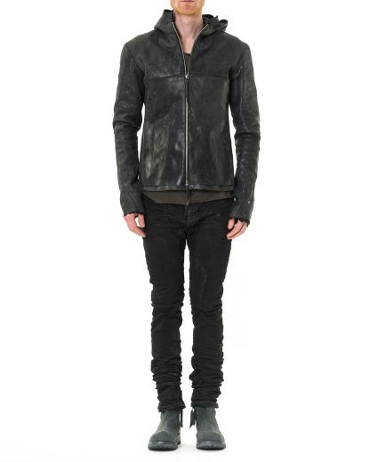 MAMAcross Maurizio Amadei Men Relaxed Aviator Jacket J224HZ CU.R 1.0 Herren Leder Jacke exclusively limited culatta horse rev leather 22k gold black hide m 4