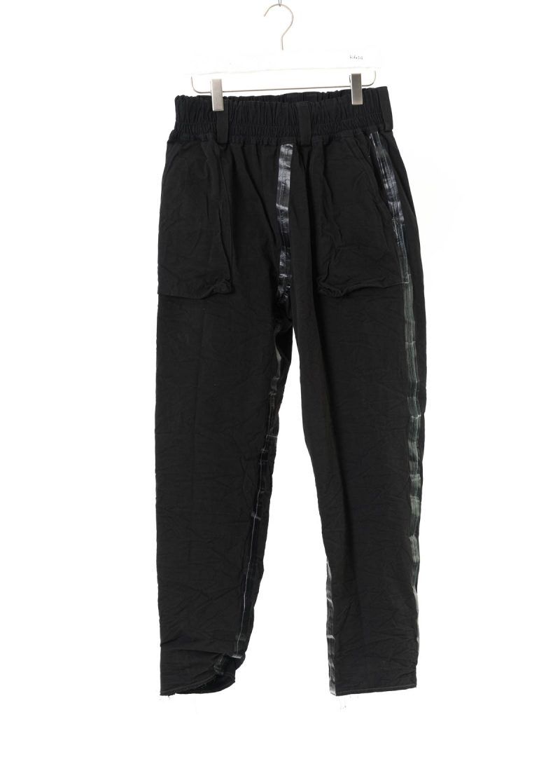 hidem TAICHI MURAKAMI Coin Cargo L/C Pants, black cotton