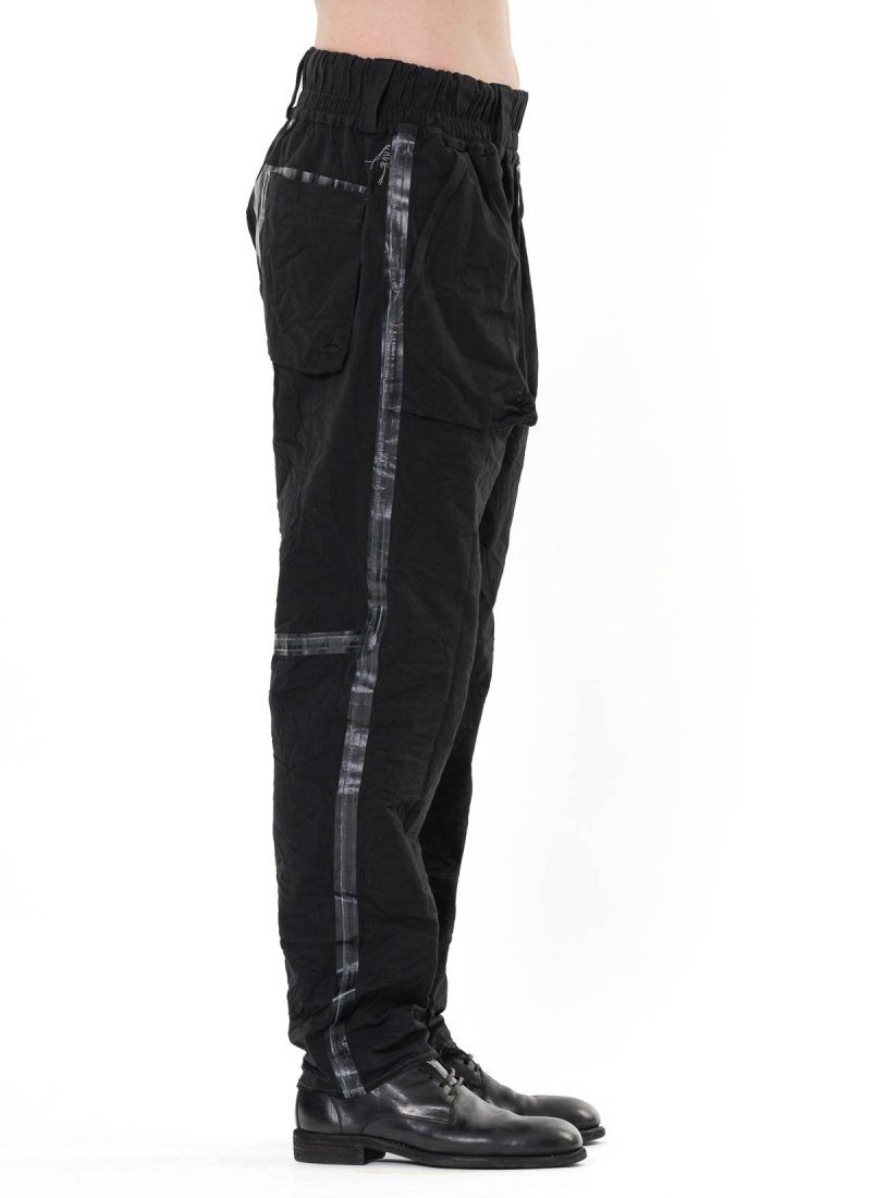 hidem TAICHI MURAKAMI Coin Cargo L/C Pants, black cotton