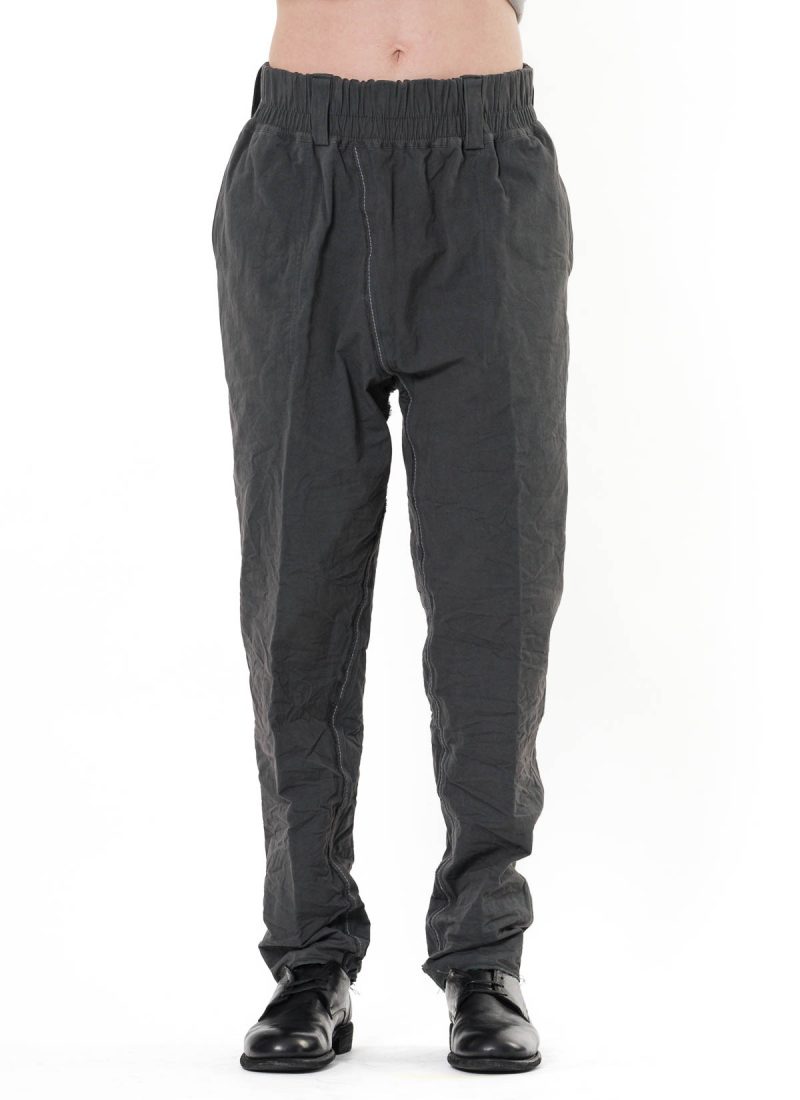 hidem TAICHI MURAKAMI Coin Cargo L/C Pants, dark grey cotton