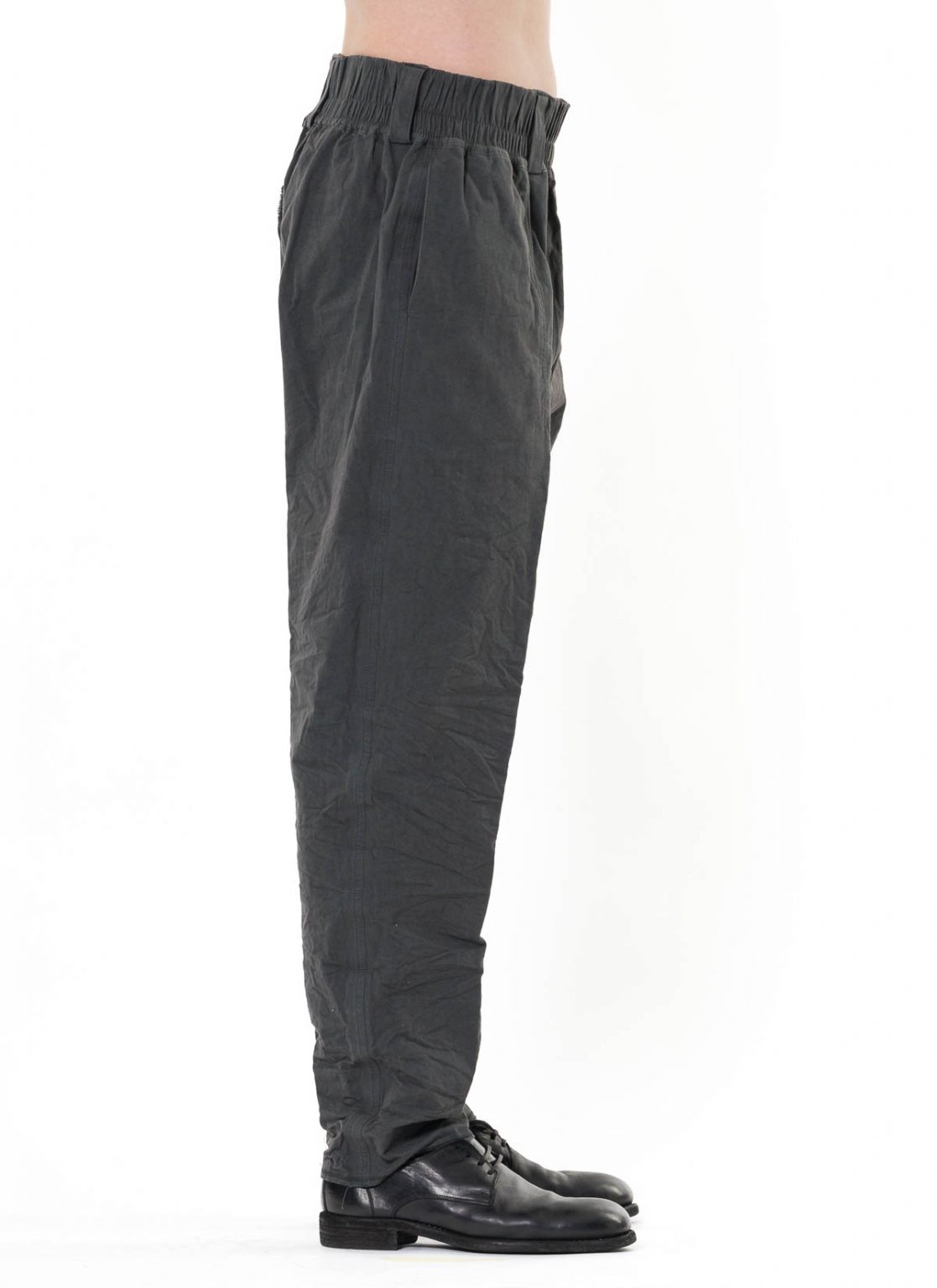hidem TAICHI MURAKAMI Coin Cargo L/C Pants, dark grey cotton