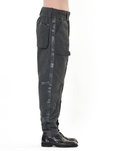 TAICHI MURAKAMI Men Coin Cargo LC Pants Reversible Seam Taped Herren Hose Trousers zimbabwe cotton dark grey hide m 8