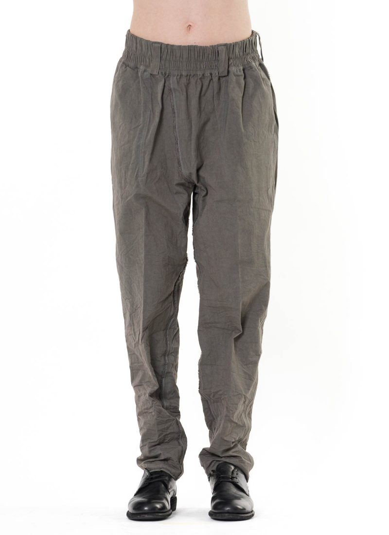 hidem TAICHI MURAKAMI Coin Cargo L/C Pants, medium grey cotton