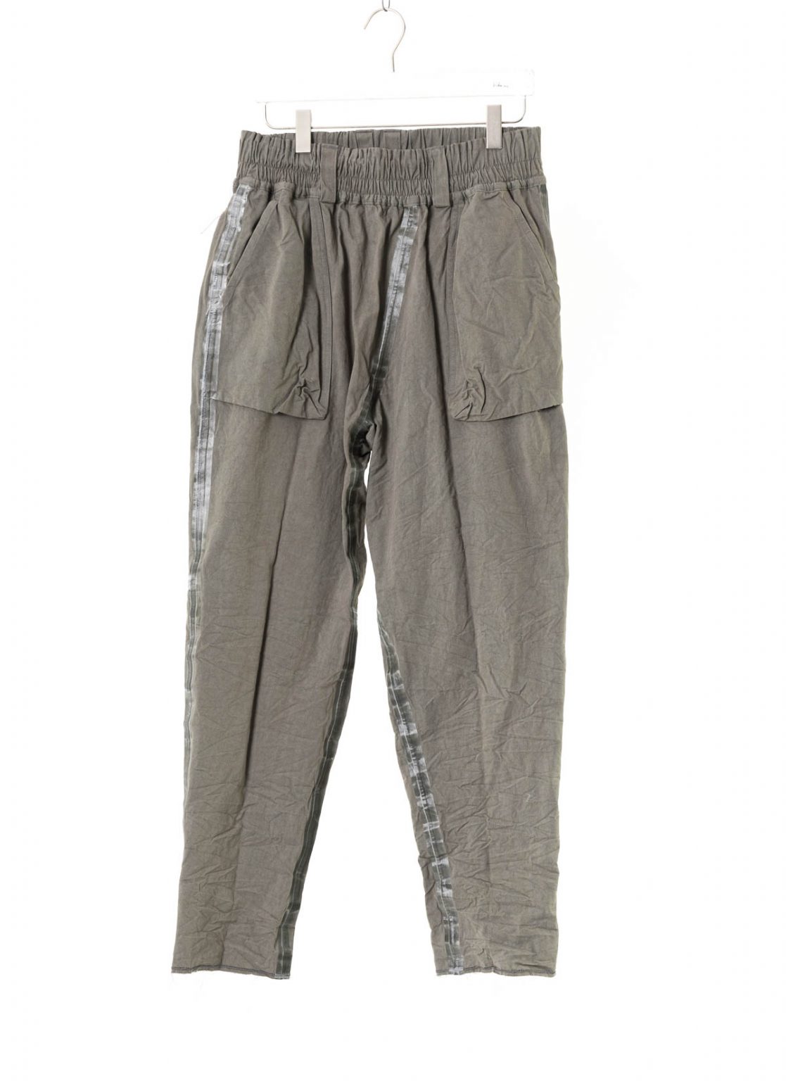 hidem TAICHI MURAKAMI Coin Cargo L/C Pants, medium grey cotton