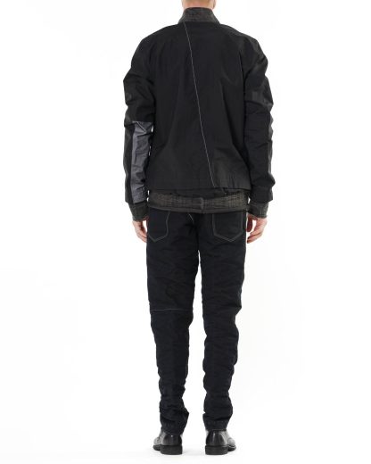 Taichi Murakami Men MA 1 Origami Sleeve Herrenjacke Jacke Jacket Bomber Blouson 3 layer nylon waterproof black hide m 7