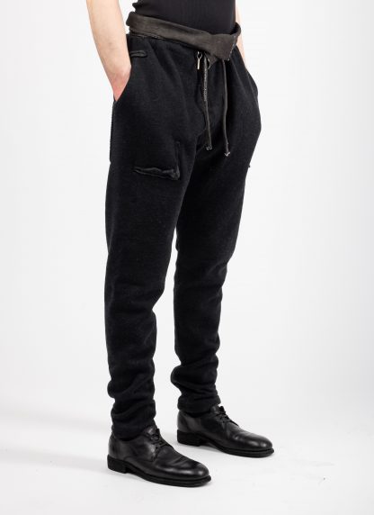 タイチムラカミ taichi murakami SWEAT PANTS hide-m | Taichi Murakami Sweat Pants, black dark grey, cashmere