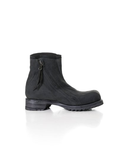 LEON EMANUEL BLANCK LEB DIS M AB 01 Men Distortion Ankle Zip Boot herren schuh shoe stiefel horse leather sharpened sanded halbrau grau hide m 1