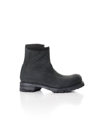 LEON EMANUEL BLANCK LEB DIS M AB 01 Men Distortion Ankle Zip Boot herren schuh shoe stiefel horse leather sharpened sanded halbrau grau hide m 3
