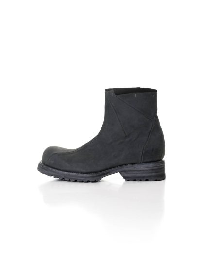 LEON EMANUEL BLANCK LEB DIS M AB 01 Men Distortion Ankle Zip Boot herren schuh shoe stiefel horse leather sharpened sanded halbrau grau hide m 5