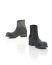 LEON EMANUEL BLANCK LEB DIS M AB 01 Men Distortion Ankle Zip Boot herren schuh shoe stiefel horse leather sharpened sanded halbrau grau hide m 8