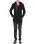LEON EMANUEL BLANCK LEB Men Distortion Zipped Hoody DIS M HOZ 01 sweater jacket herren jacke zipper curly knit cotton ea black hide m 5