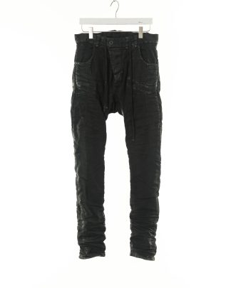 BORIS BIDJAN SABERI P13HS TF F1939 men pants fully hand stitched 16h herren hose jeans cotton ly exclusively full black hide m 1