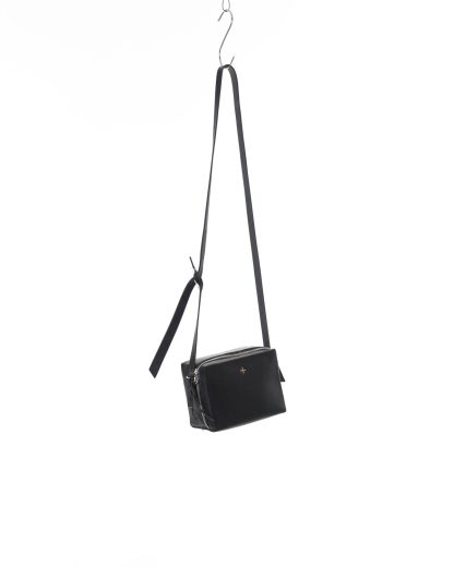 MA MAcross Maurizio Amadei Small Zipped Brief Case With Long Strap BC41 VA Damen Tasche Women Bag vachetta cow leather black hide m 1