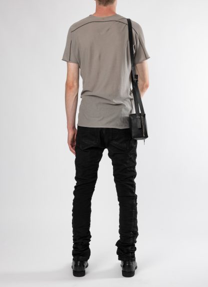 MA+ Maurizio Amadei BC41 VA 15 Small Zipped Brief Case Bag With Long Strap Tasche vachetta cow leather black hide m 3