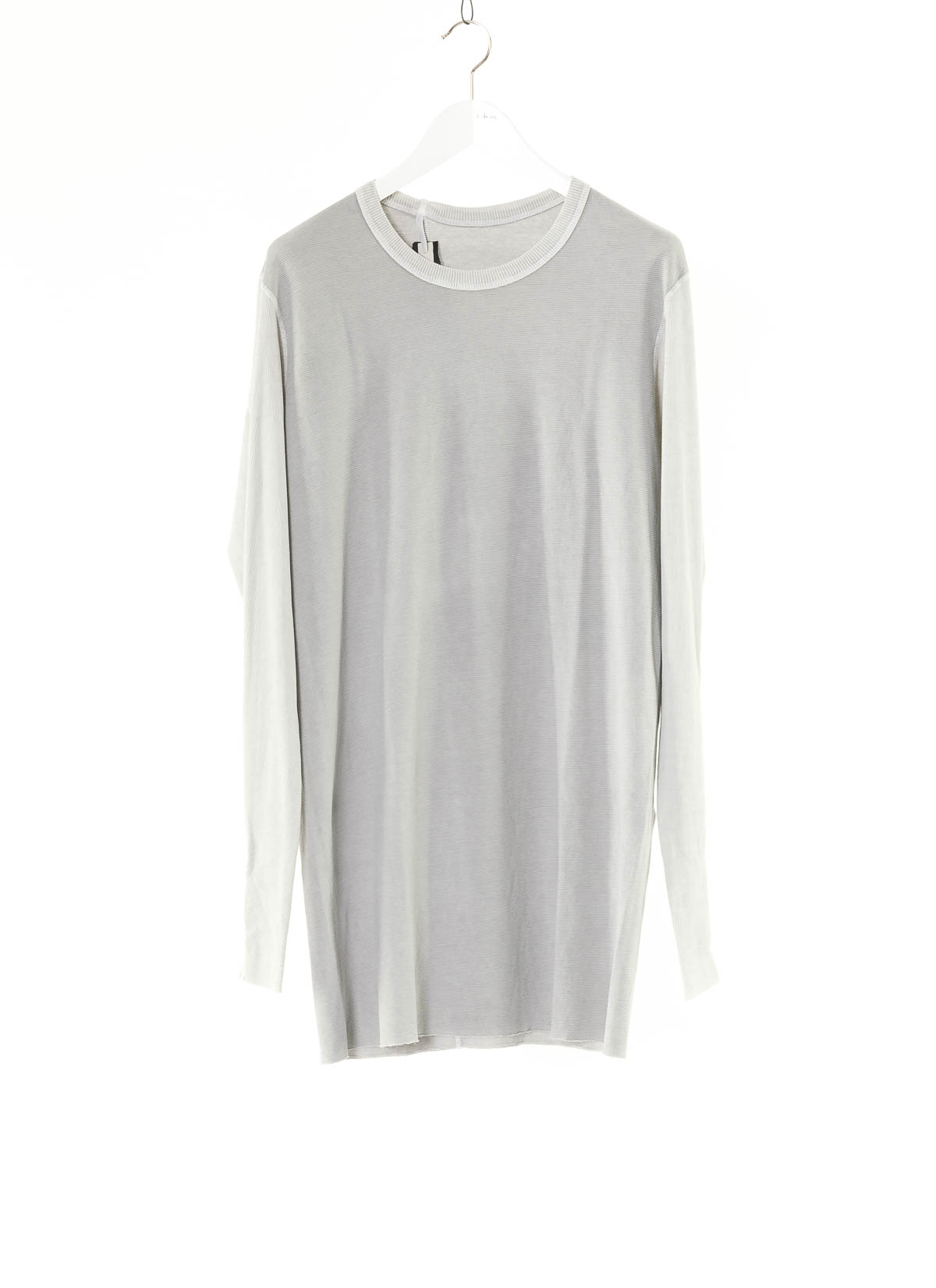 hide-m | Boris Bidjan Saberi long sleeve tee LS1.2 RF, light grey