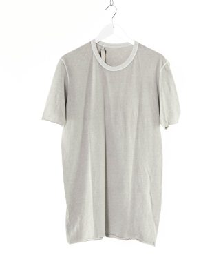 BORIS BIDJAN SABERI BBS TS CLASSIC 1 RF F035 men tshirt herren tee natural object dyed cotton light grey hide m 1
