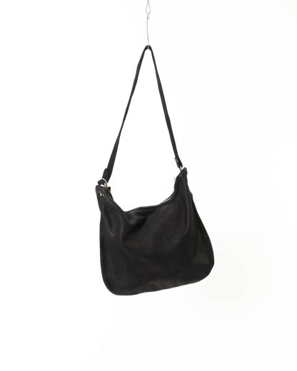 GUIDI Q20 Cross Body Bag men women soft horse full grain leather black hide m 1