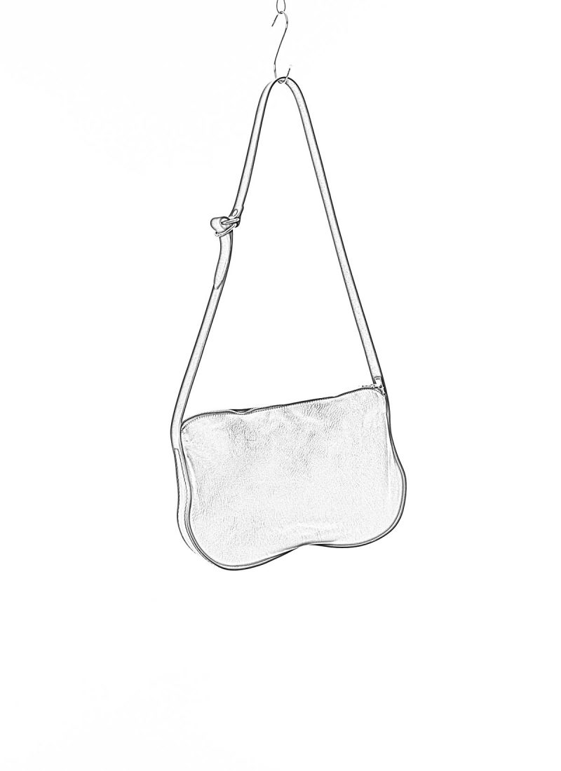 hidem GUIDI RD01 Medium CrossBody Bag, black horse leather